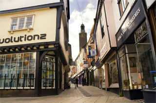 Photo of Norwich Lanes, by Daniel Tink www.scenicnorfolk.co.uk